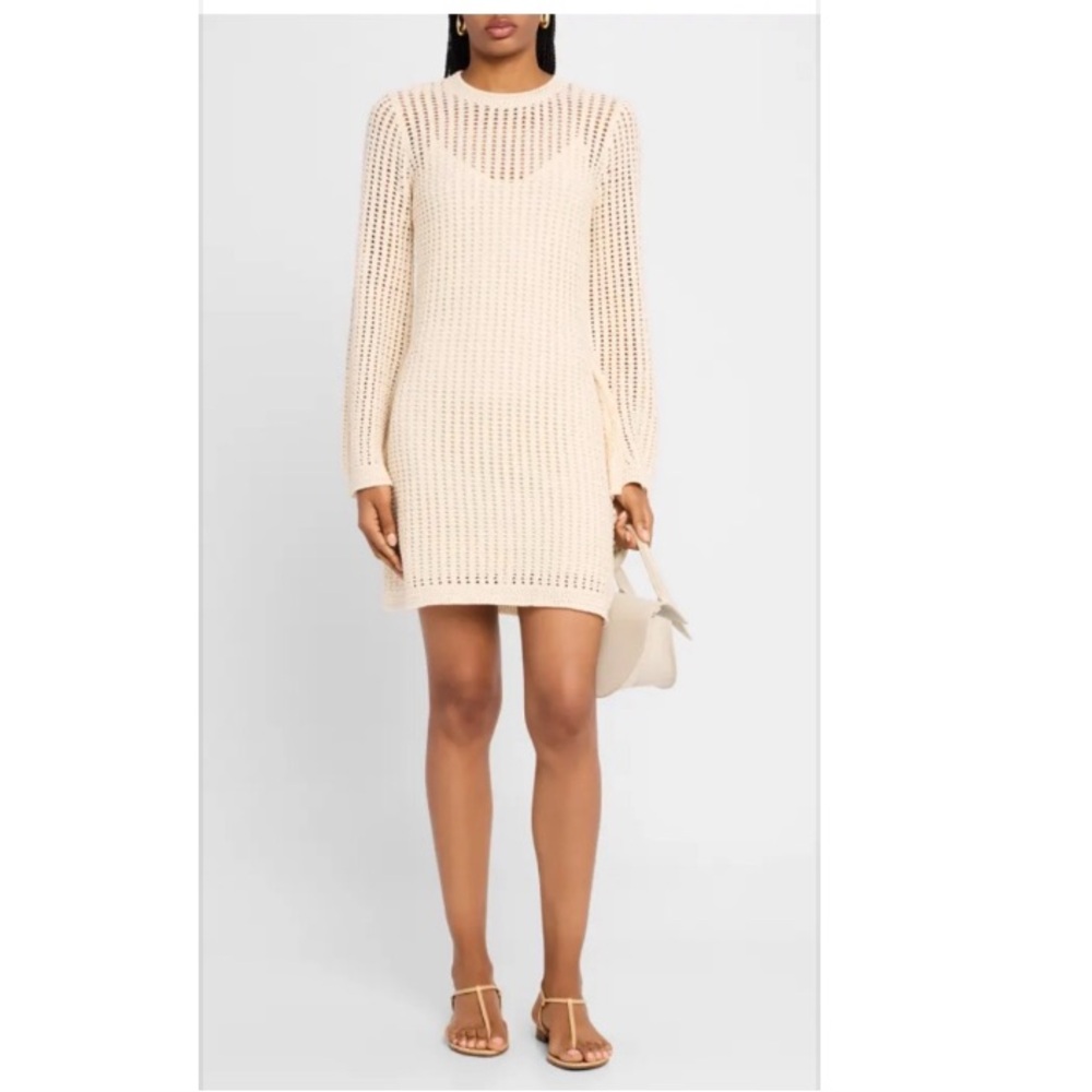 FRAME Crochet Bell Dress.